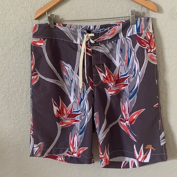 Tommy Bahama Board shorts NEW Sz 34 Swim Trunks - Picture 2 of 8